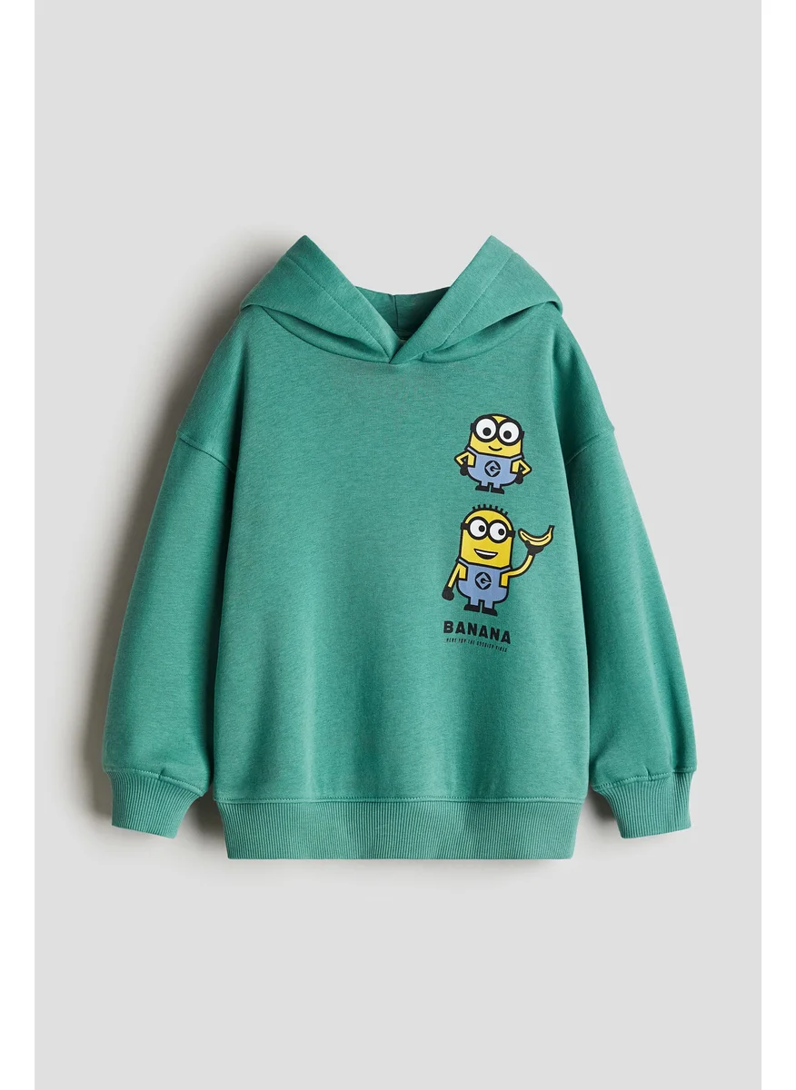 اتش اند ام Printed Hoodie