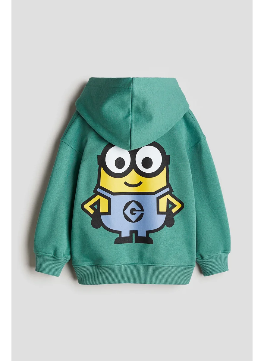 اتش اند ام Printed Hoodie