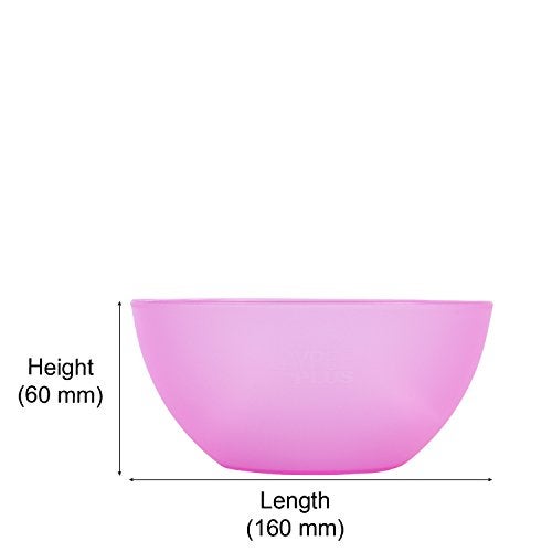 Jaypee Plus Virgin Plastic Mixing Bowl | Lightweight, Strong & Durable Bowls | Ideal for Serving, Storing & Stacking Set of 4 -(2800+2000+1200+800) ml (Purple) - Image 2