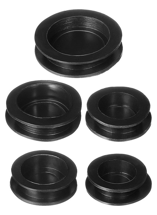 BESTonZON Rubber Round Plug for Piggy Bank Replacement 5 Pieces Black Durable Rubber Stoppers Easy to Insert and Remove 1.49 Inch Diameter Money Banks Seal - Image 1