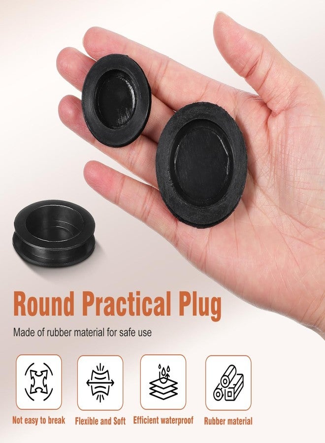 BESTonZON Rubber Round Plug for Piggy Bank Replacement 5 Pieces Black Durable Rubber Stoppers Easy to Insert and Remove 1.49 Inch Diameter Money Banks Seal - Image 5