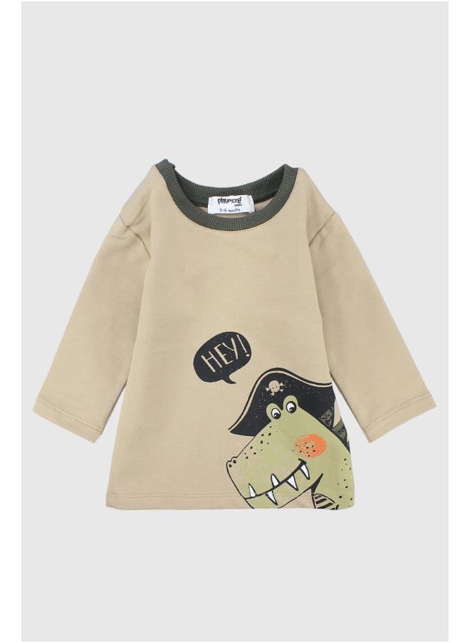 playmore Dino Pirate Long-Sleeved T-Shirt 