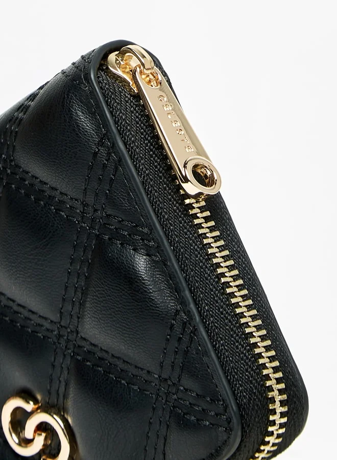 Celeste Women Quilted Small Zip Around Wallet
