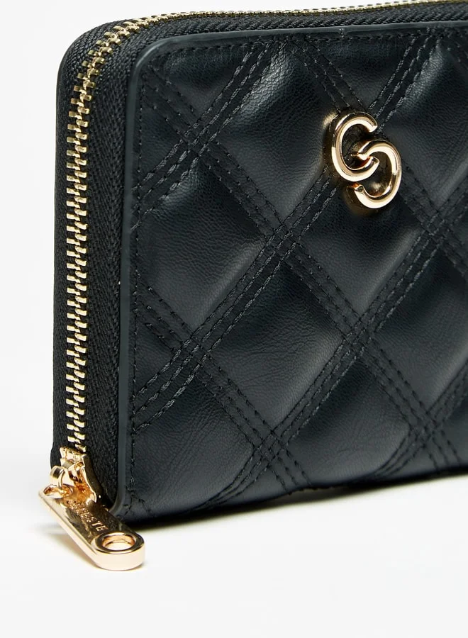 Celeste Women Quilted Small Zip Around Wallet