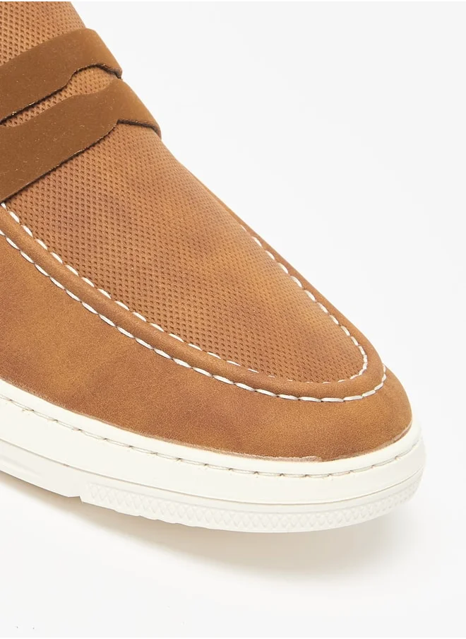 LBL by Shoexpress Men's Textured Slip-On Loafers