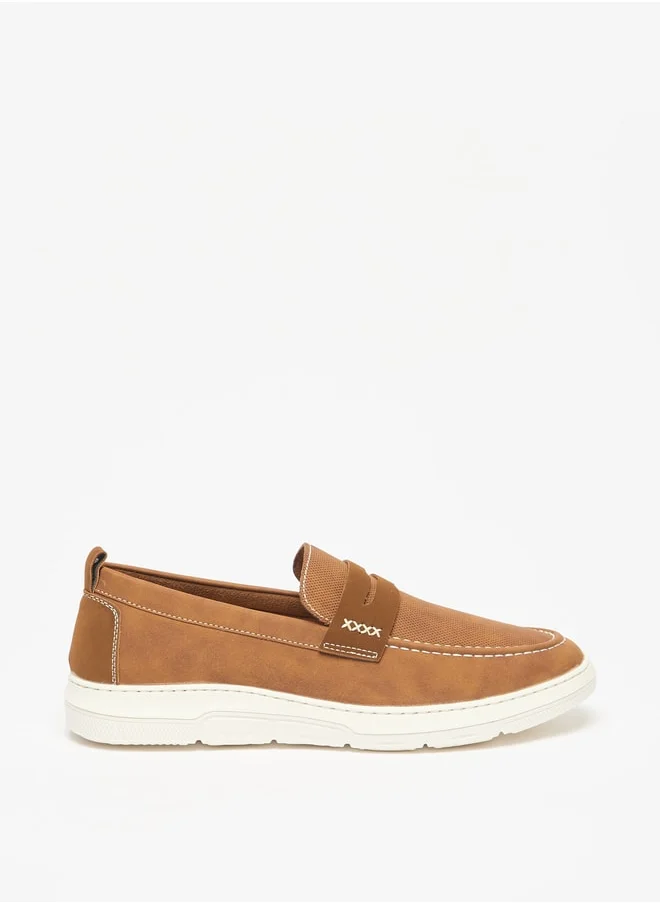 LBL by Shoexpress Men's Textured Slip-On Loafers