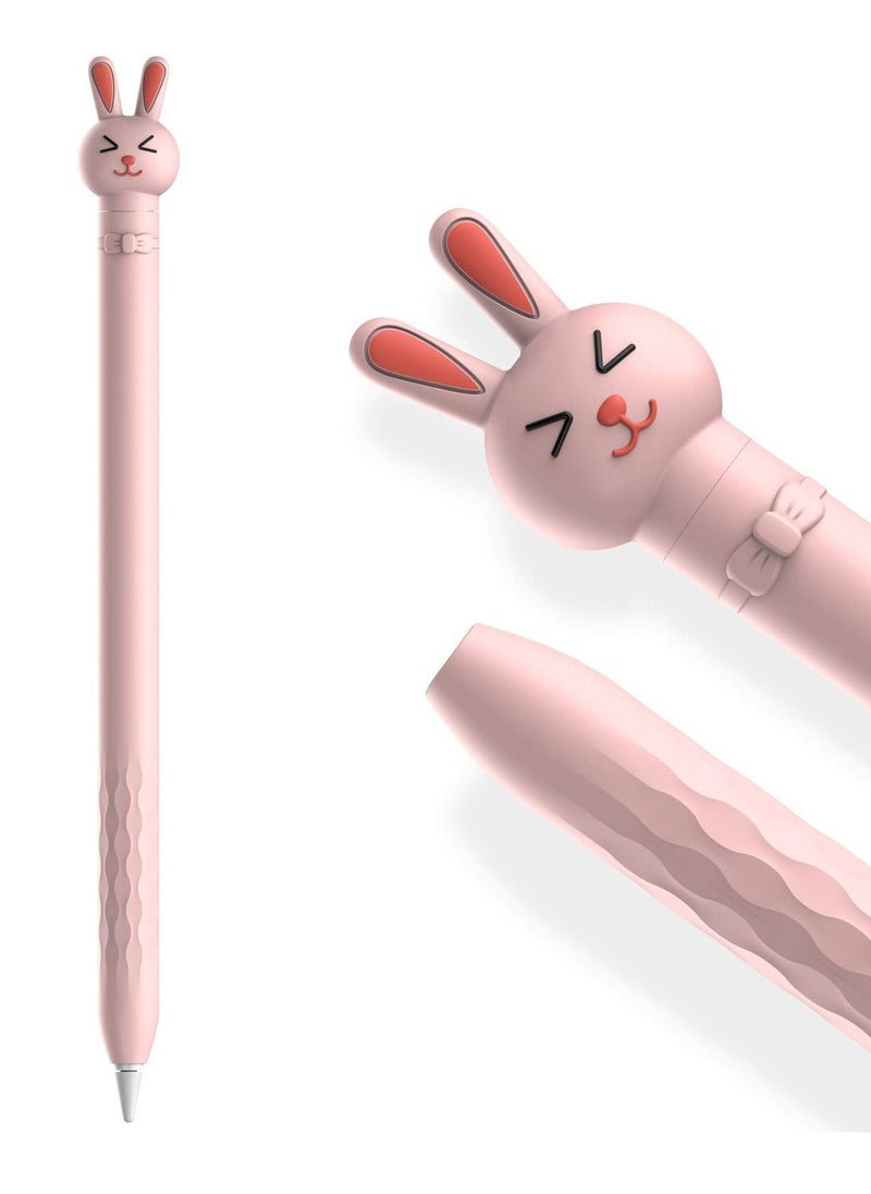 Y&D - Case for 1st Generation Apple Pencil, Cute Cartoon Rabbit Soft Silicone Accessory Ultra light Pen Protective Grip Anti-slip and Anti-drop Capacitive - Image 1