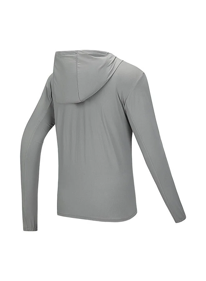انتا A-UV PROTECT Regular Fit Workout Training Commute Knit Track Top