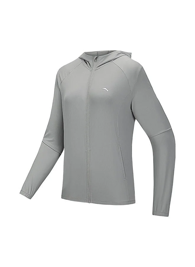 انتا A-UV PROTECT Regular Fit Workout Training Commute Knit Track Top