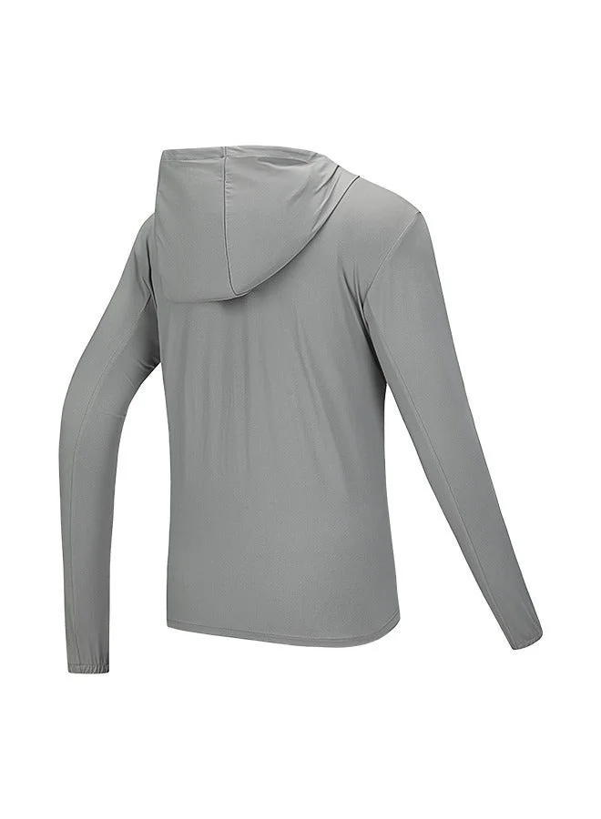 ANTA A-UV PROTECT Regular Fit Workout Training Commute Knit Track Top
