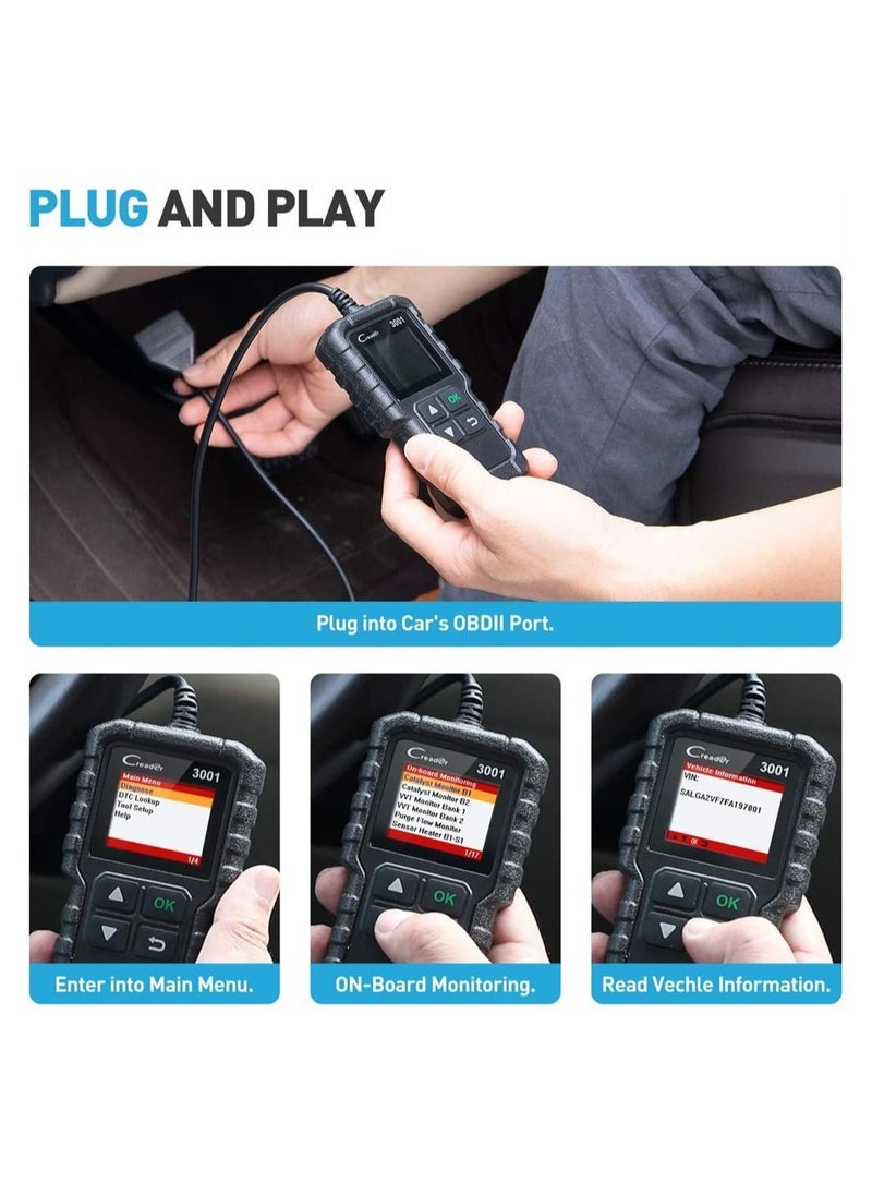 Y&D - OBD2 Scanner, Car Trouble Code Reader, Scanner Engine Diagnostics, Vehicle Diagnostic Tool, for All OBD II Protocol Cars Trucks, Easy to Carry - Image 1