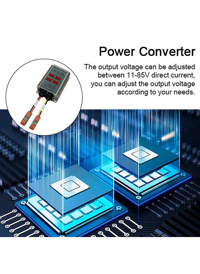 Generic - DC-DC Voltage Adjustable Power Converter 10-32V to 11-85V Power Converter with LED Display Output Voltage Adjustable Converter,400w - Image 1