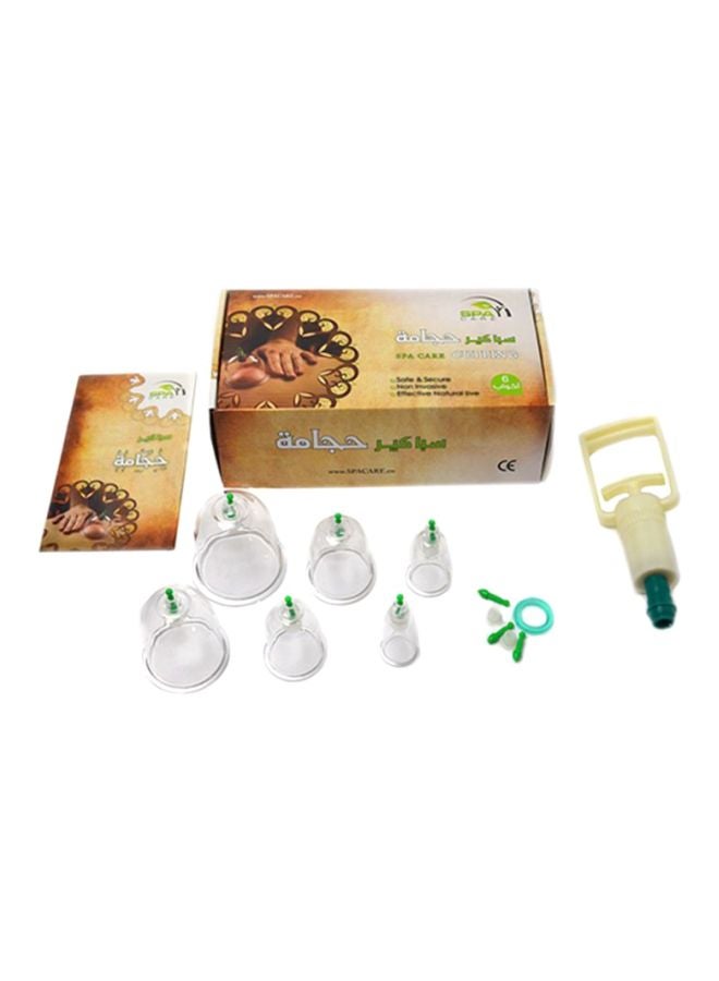 إسكدنيا طقم أكواب التدليك والحجامة من 6 قطع
