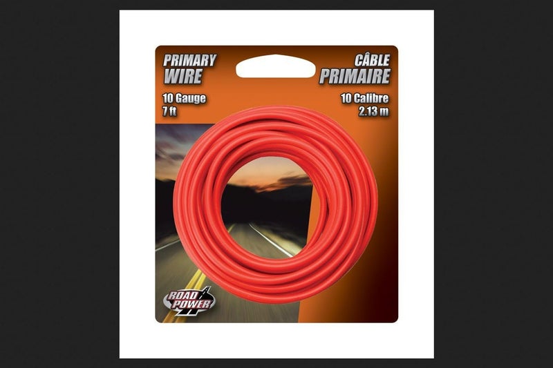 Road Power 55672133 10Gauge 7Foot Automotive Copper Wire Red