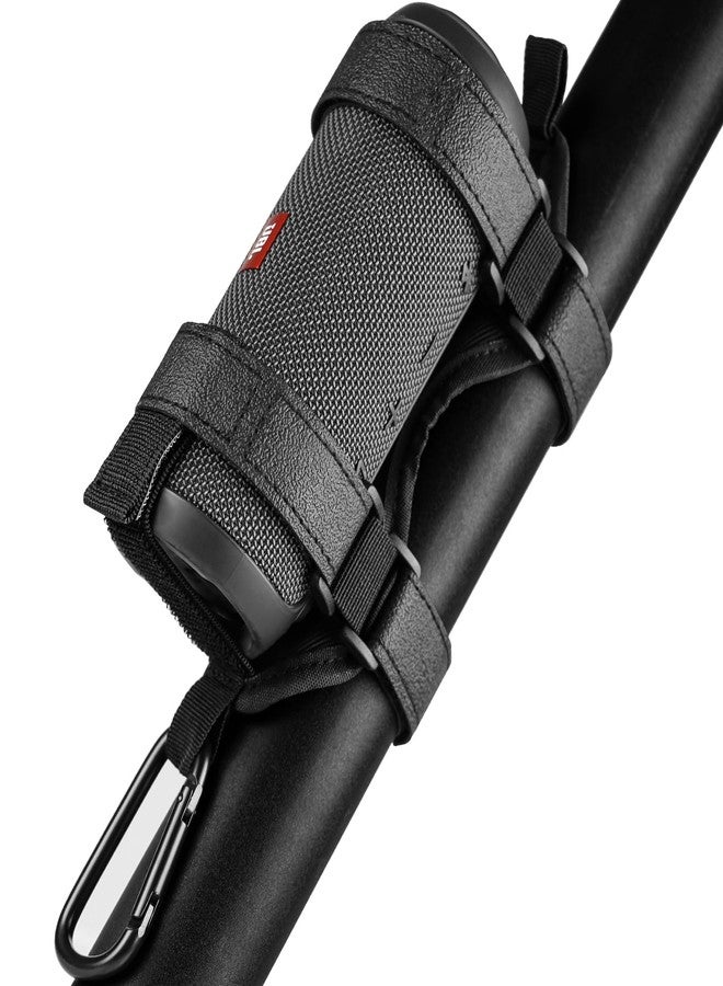 Xislet 2025 Upgraded Portable Speaker Mount for Golf Cart Accessories, Adjustable Bluetooth Speaker Holder Strap with Carabiner for JBL Flips Charge Compatible with UTV ATV Club Car Carts - Image 1
