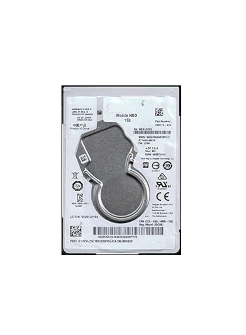 1TB Internal Hard Drive for Laptop – 2.5 Inch SATA HDD, Reliable Storage Solution