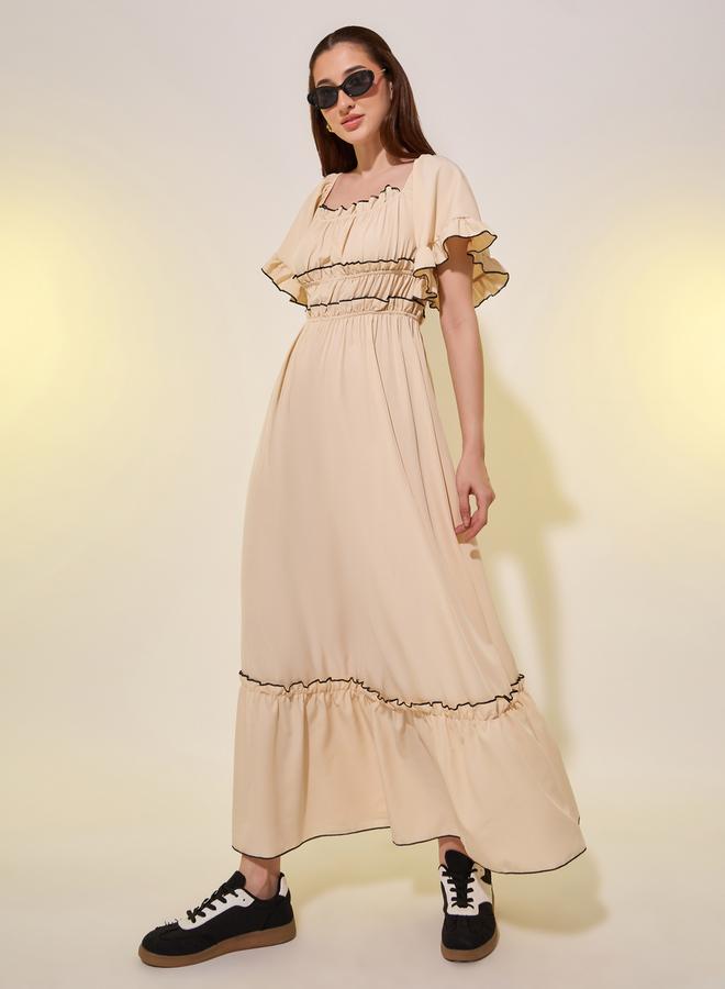 Take Two Ruffled Trimmed Dress  - Image 1