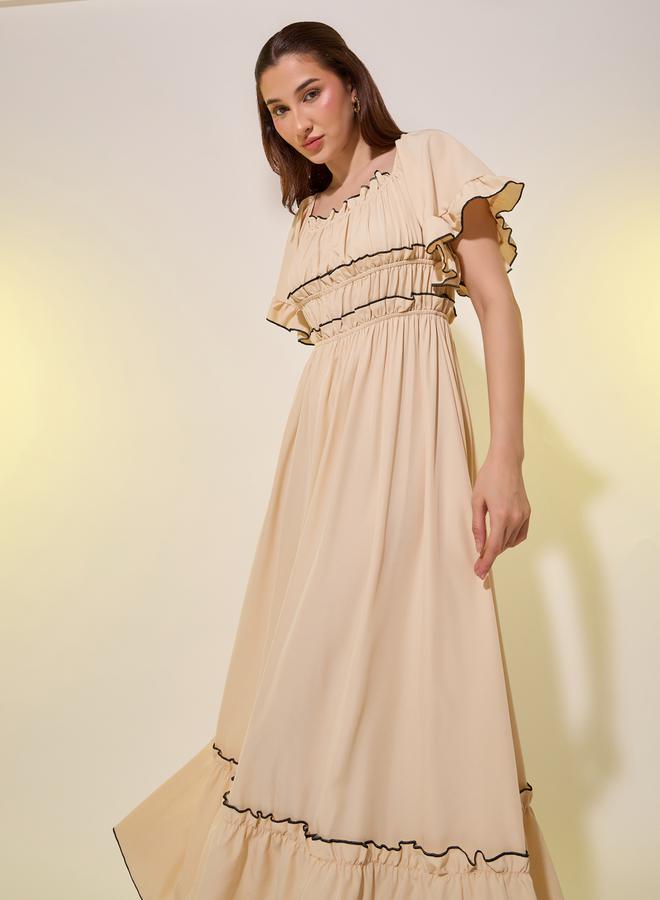 Take Two Ruffled Trimmed Dress  - Image 3