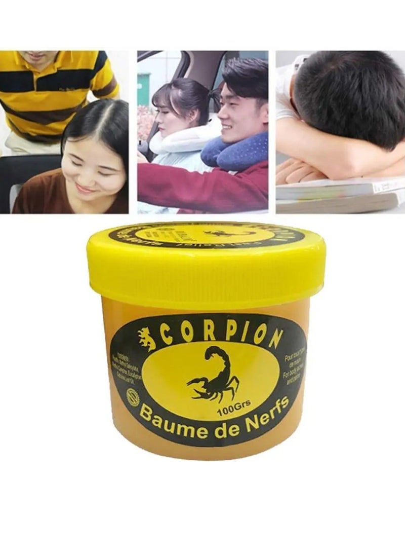 AS SEEN ON TV مرهم العقرب كريم تسكين الآلام ذاتي التسخين، خلاصة سم العقرب لتخفيف الآلام، مرهم لتخفيف إجهاد العضلات لآلام أسفل الظهر وعرق النسا والكدمات والتشنجات وإجهاد العضلات - Image 3