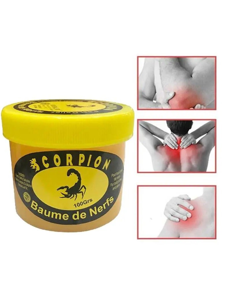 AS SEEN ON TV مرهم العقرب كريم تسكين الآلام ذاتي التسخين، خلاصة سم العقرب لتخفيف الآلام، مرهم لتخفيف إجهاد العضلات لآلام أسفل الظهر وعرق النسا والكدمات والتشنجات وإجهاد العضلات - Image 2