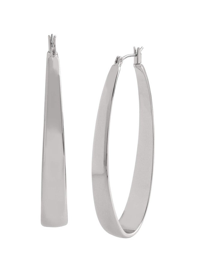 ROBERT LEE MORRIS Oval Hoop Earrings - Image 1