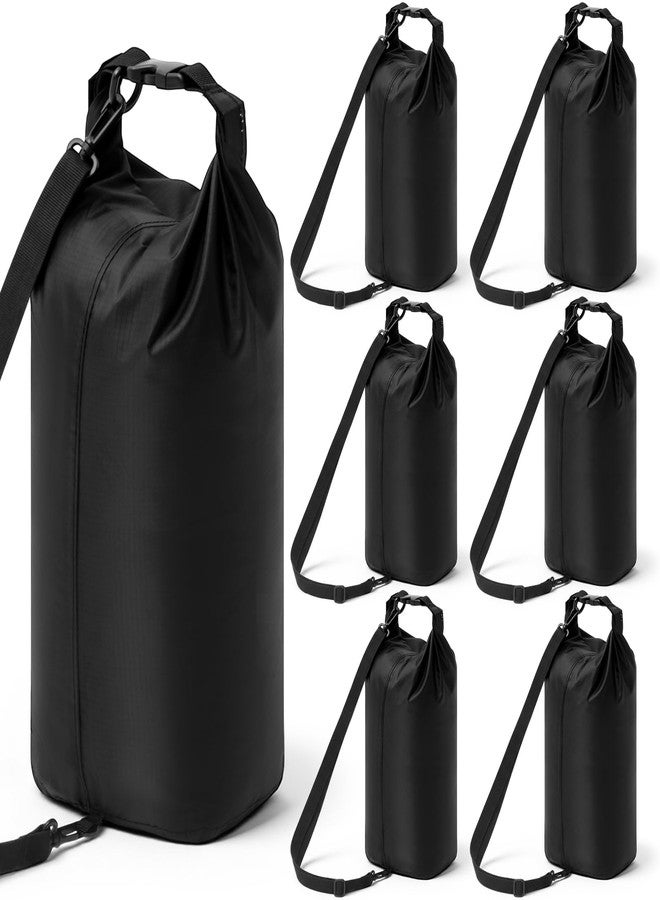 Ribbonlic 6 Pcs Waterproof Dry Bag 5L, Roll Top Dry Storage Sack with Adjustable Strap for Winter Homeless Kayaking Beach Swimming Camping Boating, Lightweight Backpack for Equipment Electronics - Image 1