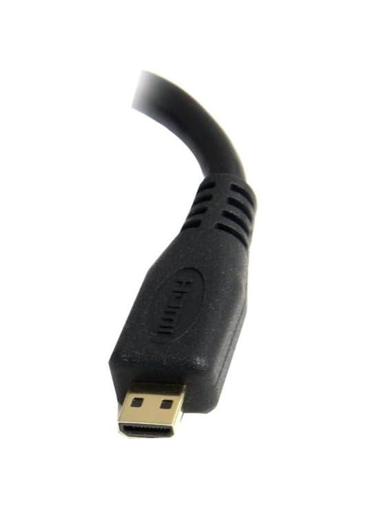 Startech.com StarTech.com Micro HDMI to HDMI Adapter - 4K 30Hz Video - Durable High Speed Micro HDMI Type-D to HDMI 1.4 Converter/Cable Adapter Dongle - Ultra HD HDMI Monitors, TVs & Displays - M/F (HDADFM5IN)  - Image 2