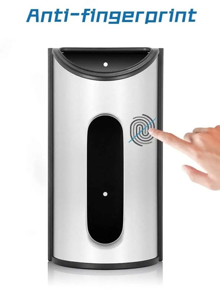 Barakah Bags holder-Stainless Steel Wall Mount Grocery Bag Dispenser, Bags Storage for Plastic bag,Anti-Fingerprints, Silver… - Image 2