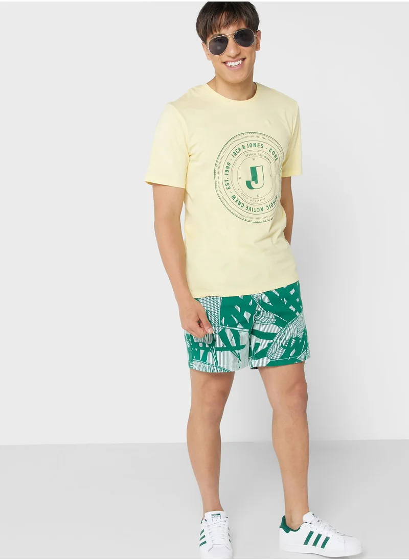 JACK & JONES Aop Print Shorts