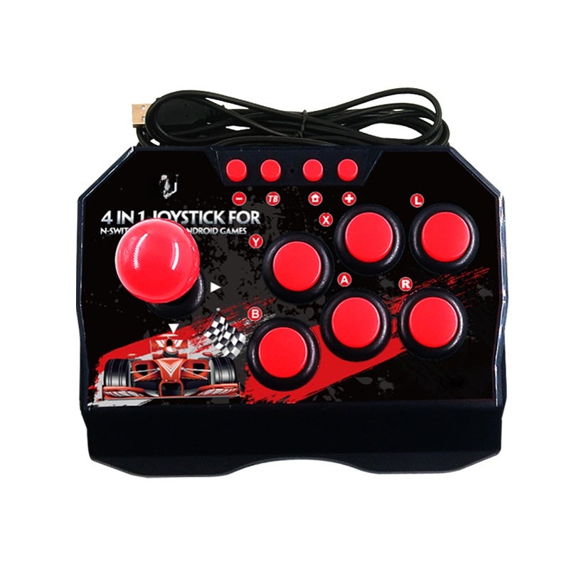 Factory direct s switch accessories King of Fighters Fighting double fight 4 in 1 wired rocker Switch game handle black - Image 4