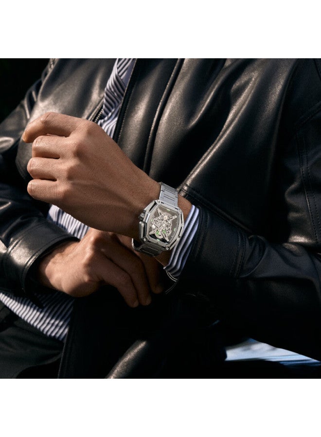 CIGA Design سيغا ديزاين شي جيا فينغمانج سلسلة الساعات الميكانيكية Urban Hunter الجيل الثالث ساعة تونيو للرجال هدية رأس السنة - Image 3