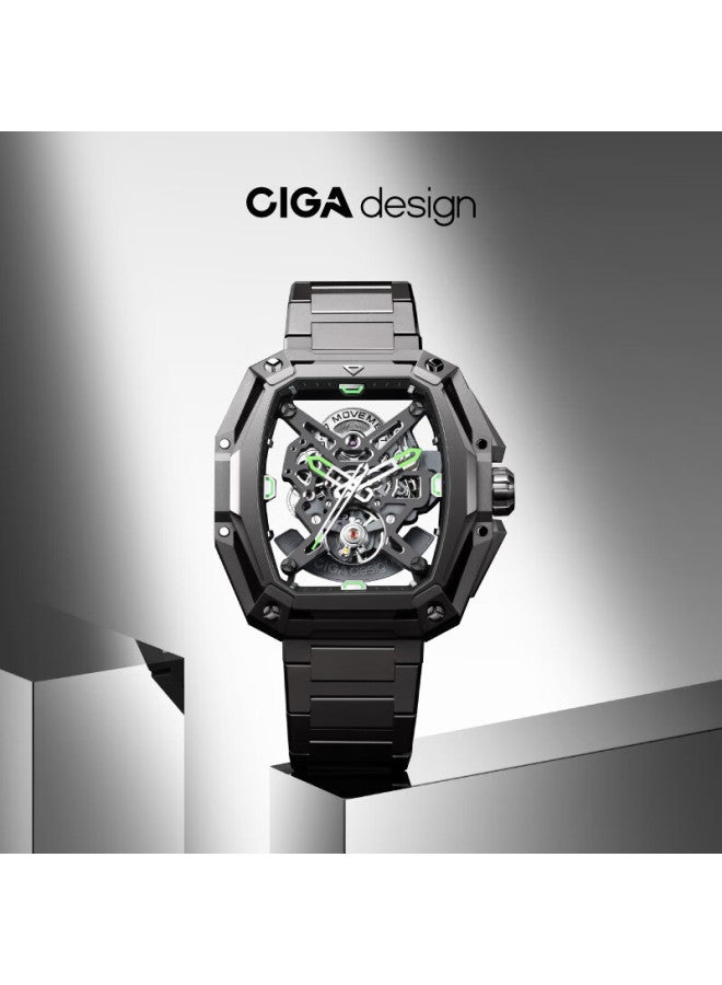 CIGA Design سيغا ديزاين شي جيا فينغمانج سلسلة الساعات الميكانيكية Urban Hunter الجيل الثالث ساعة تونيو للرجال هدية رأس السنة - Image 1