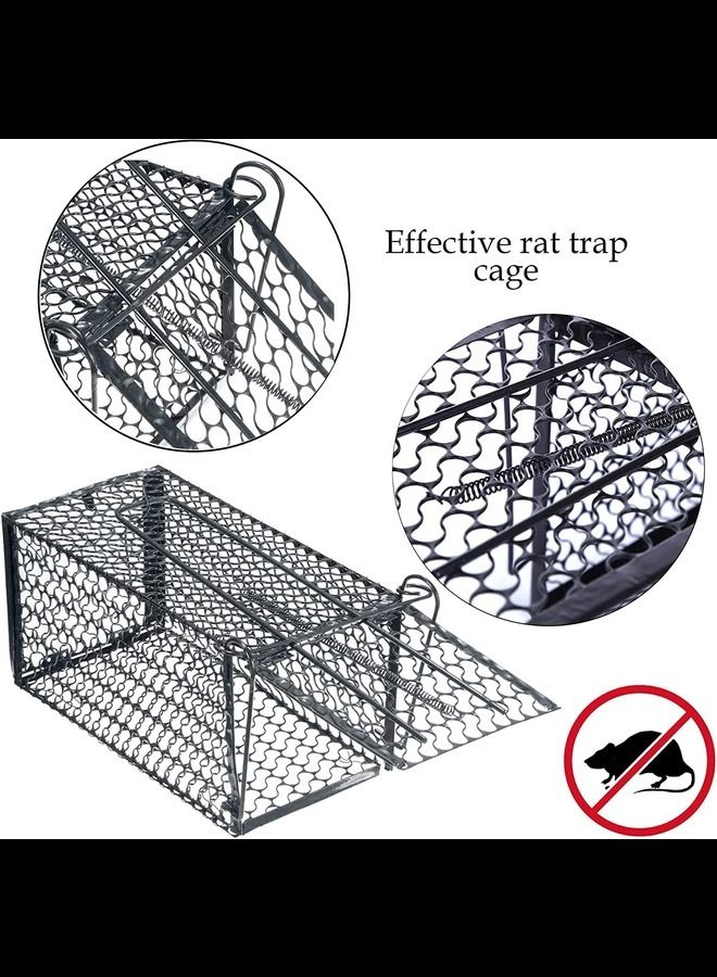 ABBASALI Rat Mouse and Rodent Snap Trap Cage 24cm x 11cm x 11cm (black color) (PACK OF 10PCS) - Image 3
