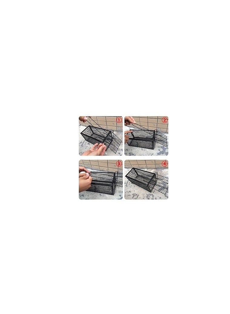 ABBASALI Rat Mouse and Rodent Snap Trap Cage 24cm x 11cm x 11cm (black color) (PACK OF 10PCS) - Image 5