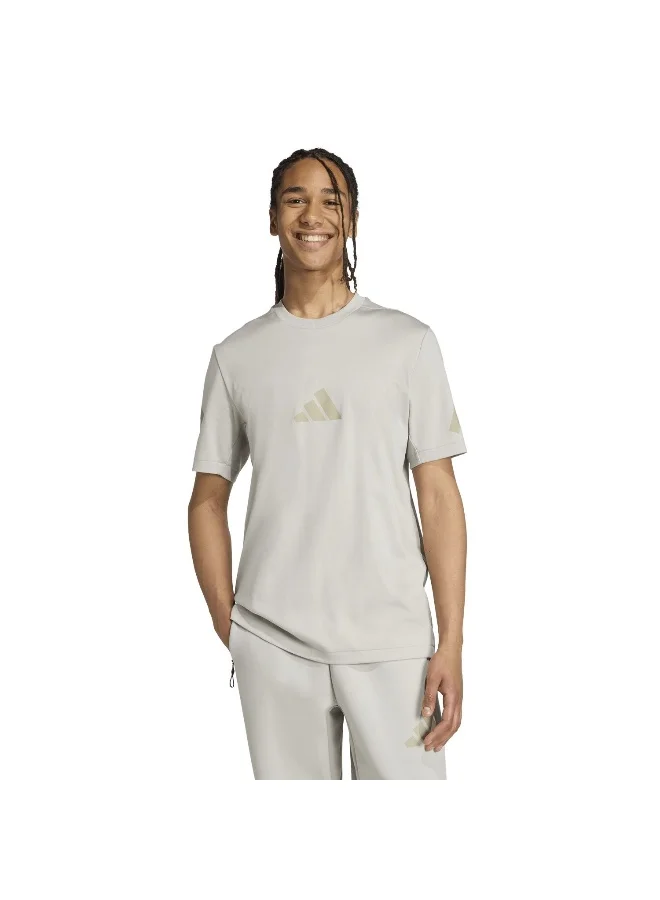 Adidas Adidas M Z.N.E. Tee Grey T-Shirt (Short Sleeve) T-Shirts For Men
