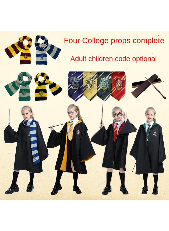 Bluejw Halloween Adult Same Style Cosplay Clothes Children's College Robe Cloak Harry Potter Costume Magic Robe - Image 2