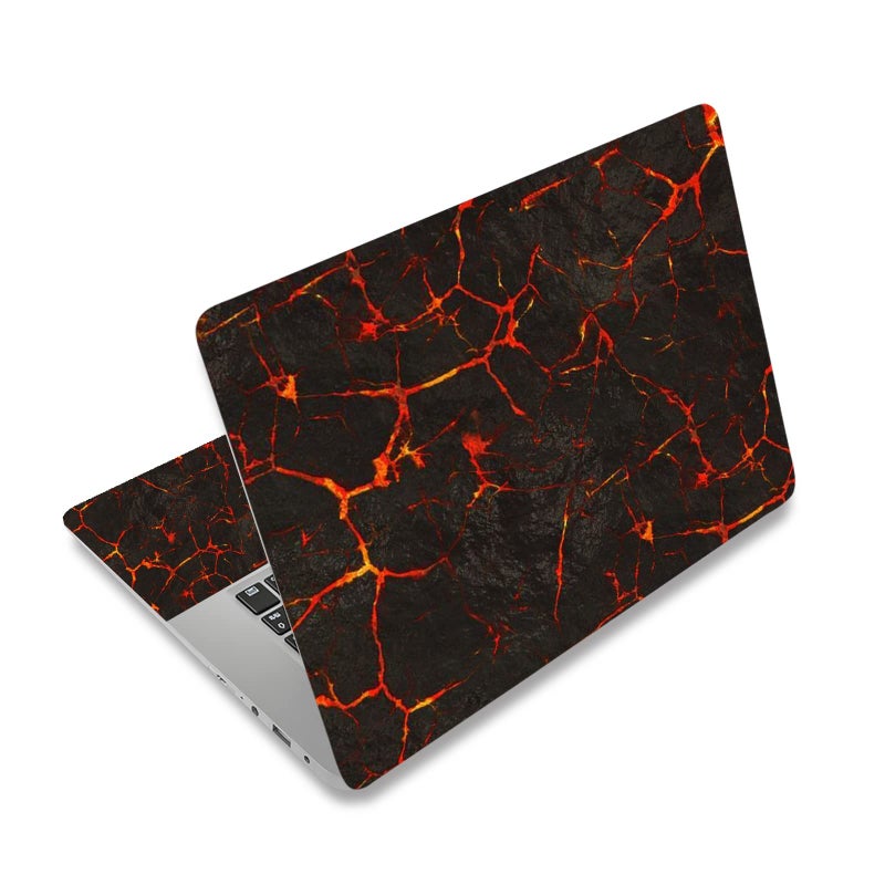 Laptop Skin Vinyl Sticker Decal, 12" 13" 13.3" 14" 15" 15.4" 15.6 inch Laptop Skin Sticker Cover Art Decal Protector Fits HP Dell Lenovo Compaq Apple Asus Acer (Fire Rock)