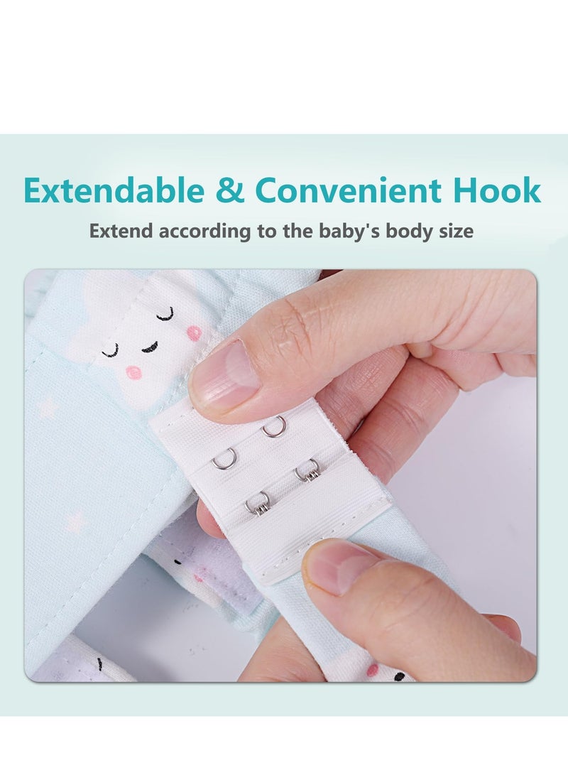 SYOSI Hernia Belt for Baby, Infant Hernia Support Brace for Both Side Single Double Groin Pain Relief, Adjustable Breathable Navel Band with 4 Compression Pads for Children 0-4 Years Old - Image 5