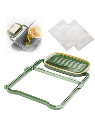 Sink Filter Rack Foldable, Foldable Sink Filter Rack with 100 Pcs Disposable Fine Mesh Bags, Sink Garbage Storage Rack Holder, Sink Filter Net, Mesh Bag for Kitchen Waste Leftover - pzsku/ZD4C234B87E6C1C2CE206Z/45/_/1709623069/c35b4480-b18c-4d7a-8b21-b843542ecbec