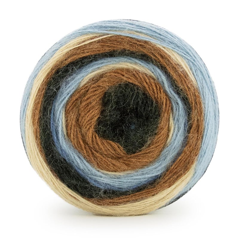 Heartbeats Shawlie Is A Premium Tri Blend Of Mohair, Wool & Acrylic. Pack Of 1 Ball - 150Gm. Shade No - Shl014, Multicolor - Image 2