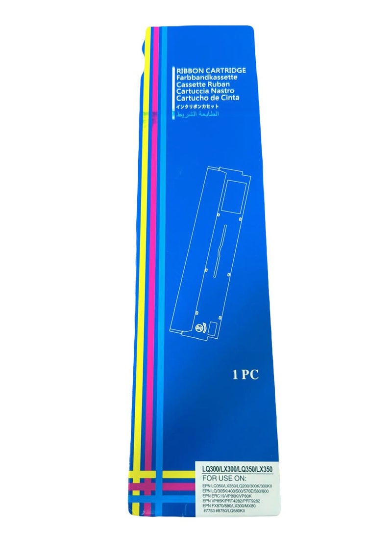 AVE-TECH شريط مميز LQ350 مصفوفة نقاط / صفحات 10,000 / للاستخدام مع إبسون / LQ570/LQ800/LQ870/LQ300 