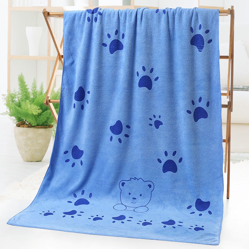 general Kids Microfiber Bath Towel, Cartoon Rabbit Print Beach Towel for Children Swimming and Shower - Image 2