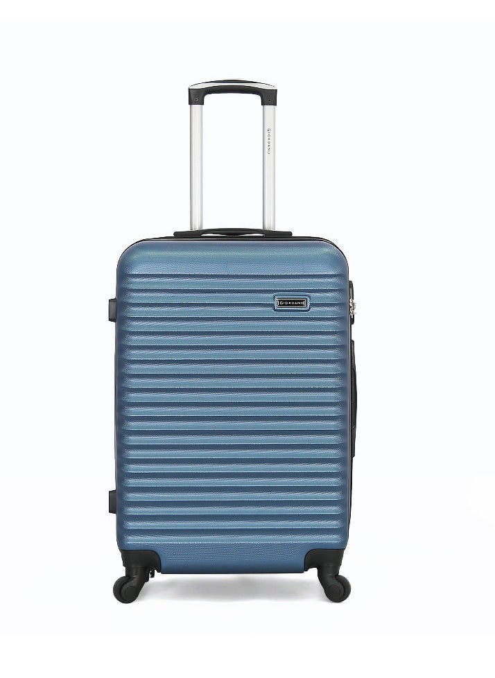 GIORDANO 3-Piece ABS Hardside Spinner Iron Rod Luggage Trolley Set With TSA Lock 20/24/28 Inch Blue  - Image 2