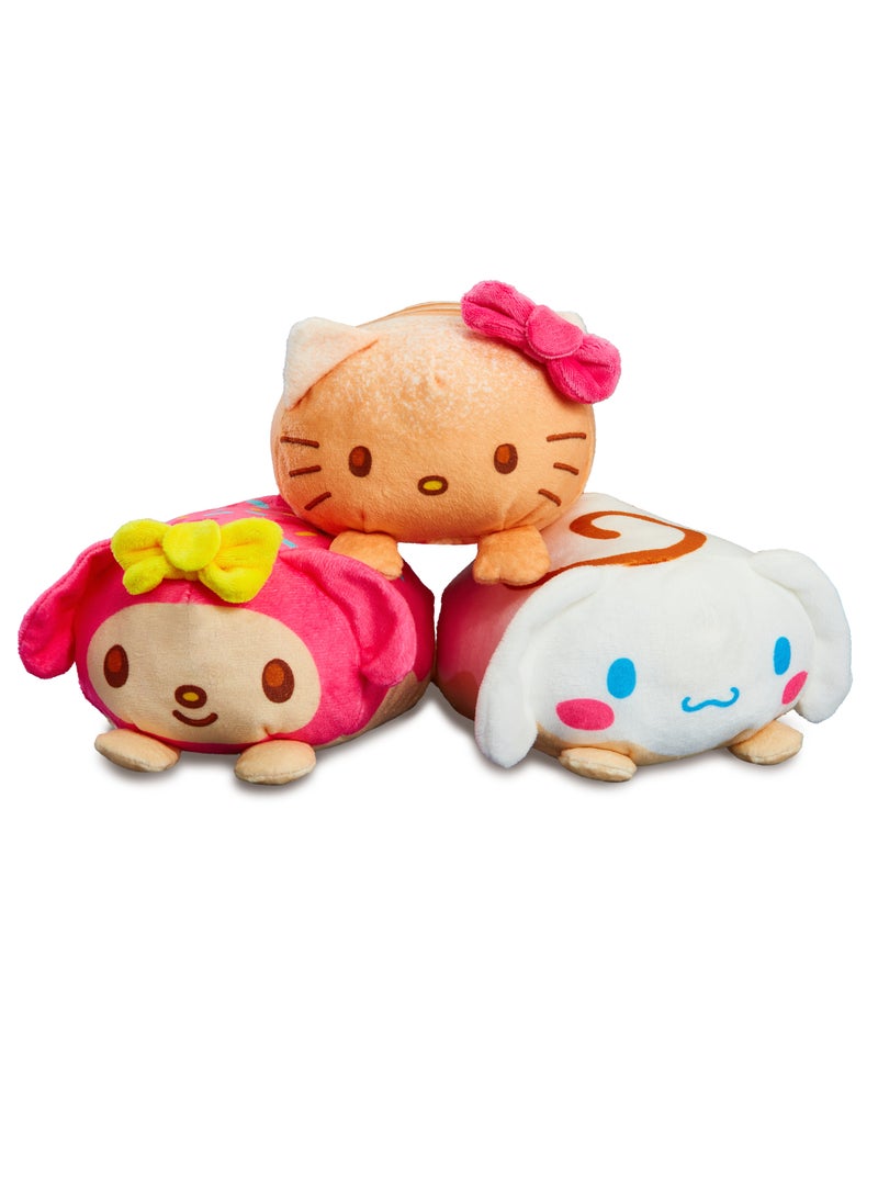 Cookeez Makery Cookeez Makery Hello Kitty and Friends Oven Treatz, Assorted 1 Piece (Style & Color May Vary) Battery Operated | Scented Interactive Plush Toy | Collectible Plush | Reveal Your Surprise Friend | Pretend Play | Mix & Make a surprise Bake Plush! | Perfect Gift for Kids and Toddler  - Image 2
