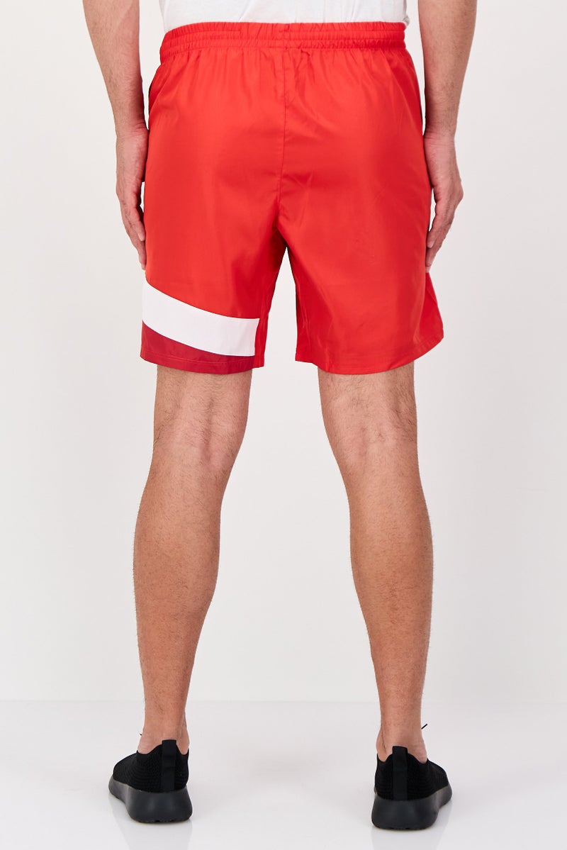 umbro Men Sportswear Fit Brand Logo Training Shorts, Red - Image 4