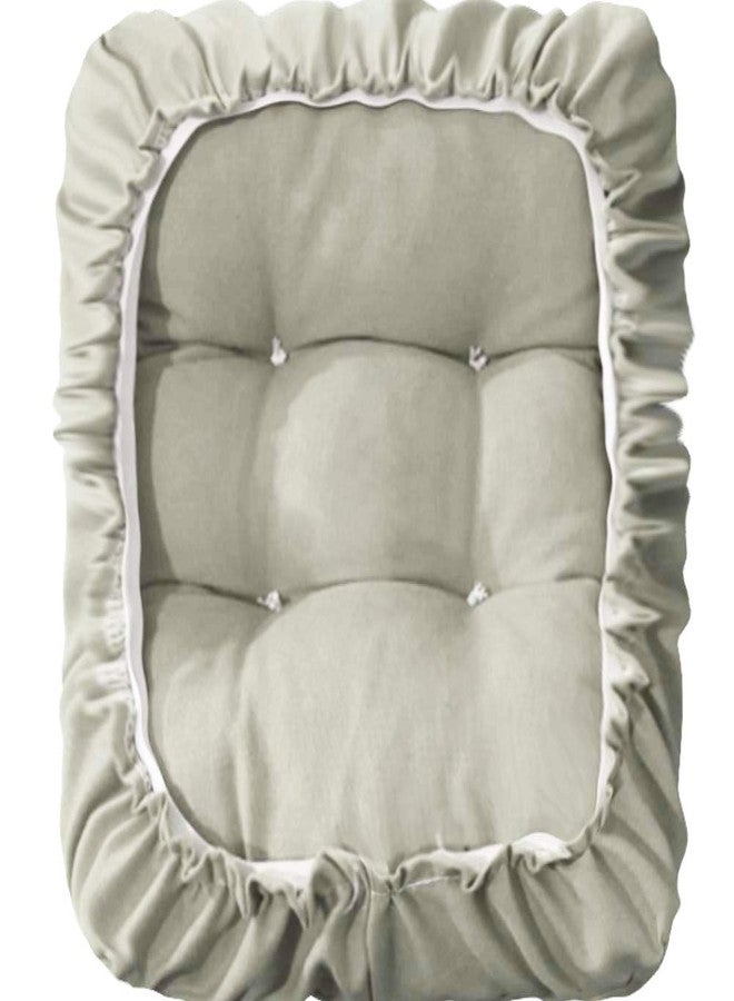 تينتون لايف غطاء وسادة مستطيل مبطن من تينتون لايف، مصنوع من قماش مطاطي، وسادة مقعد ساتوري مناسبة للمقاعد المعدنية والخشبية، مقاس 12 × 16 بوصة، لون رمادي - Image 1