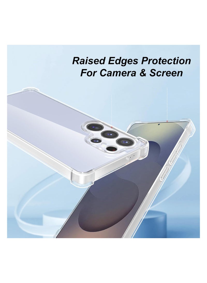 Galaxy S25 Ultra Case Clear Case for Samsung S25 Ultra with Reinforced Corners Soft TPU Drop Protection Phone Case for Samsung Galaxy S25 Ultra (Clear)  - Image 4
