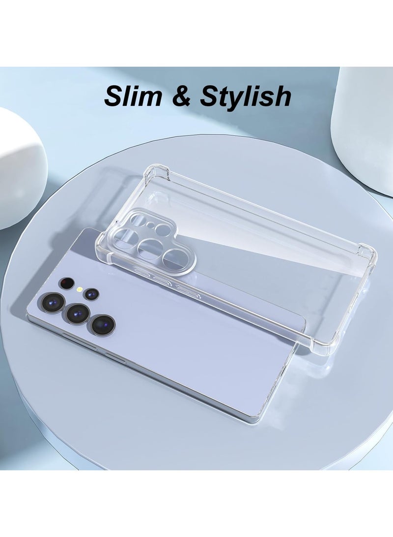 Galaxy S25 Ultra Case Clear Case for Samsung S25 Ultra with Reinforced Corners Soft TPU Drop Protection Phone Case for Samsung Galaxy S25 Ultra (Clear)  - Image 5