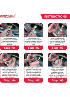 RoadPower ROADPOWER Heavy Duty Rapid Tire Deflator Air Down Offroad Kit with Precision Release Button  - Image 2