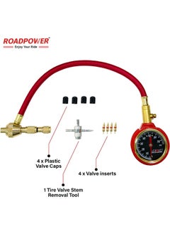 RoadPower ROADPOWER Heavy Duty Rapid Tire Deflator Air Down Offroad Kit with Precision Release Button  - Image 5